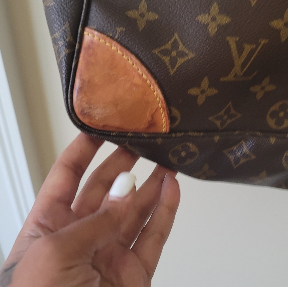 Louis Vuitton Brown Gold Monogram Travel Weekender Luggage Bag - Picture 6 of 16